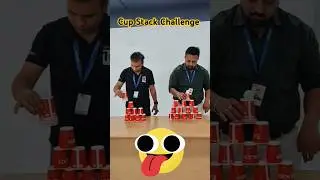 Cup Stack Challenge || Employee Engagement Activity || #cup  #stack  #challenge