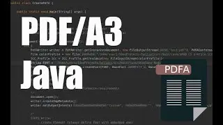 Create PDF/A with Java (itext5)