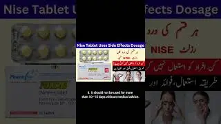 Is Nise Safe? Full Review of Nimesulide Tablet #drsaeedshaikh #physiotherapist #jointcare #nervecare