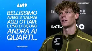 SINNER dopo la vittoria su Spizzirri: 