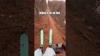 Skiing in NJ be like