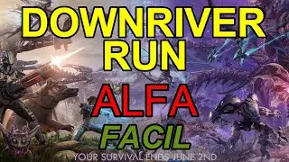 ark genesis 2 mision - downriver run - en alfa solo y facil - canoa
