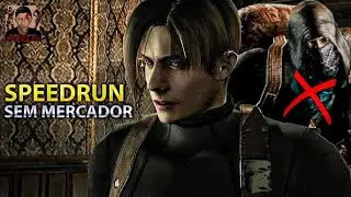 Resident Evil 4 Speedrun Sem Mercador e Sem Bug Profissional PS4 No Merchant Professional Glitchless