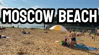 Sun, Sand 🏝️ Beach Vlog in Moscow.