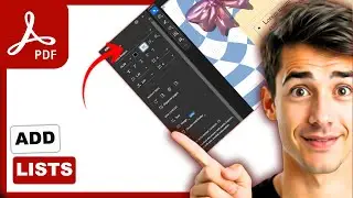 Как создать маркированные и нумерованные списки в Adobe Acrobat (самый простой способ) (руководст...
