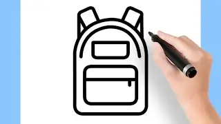 COMO DESENHAR UMA MOCHILA