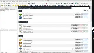 FreeCAD Extension Manager Preview