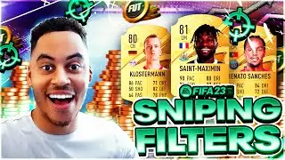 BEST LOW BUDGET SNIPING FILTERS ON FIFA 23