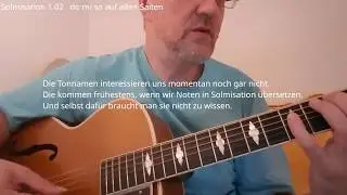 Ferienkurs Solmisation 1.02 do mi so auf allen Saiten