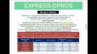 Express-opros.Экспресс опрос. Презентация 18.03.13