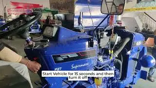 Smart 600i Tractor Engine Oil Change