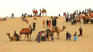 धोरा रो देश🥰|#राजस्थान के #रेगिस्तान का नजारा 🥰|#camel #bikaner @BIKANERICAMELWORLD07 @Gaming_Rj07.