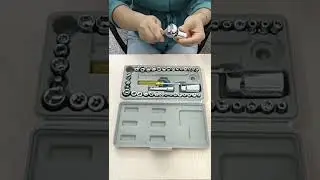 40 Pieces Sockets Reversible Ratchet Game Keys Kit