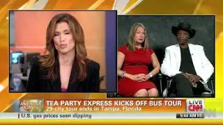 Darcy Van Orden on CNN, Tea Party Express Bus Tour
