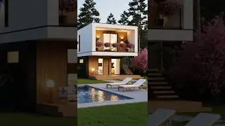 wood design tiny house 🏡#shorts #home #garden