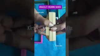 Bracelet packing boxes #youtubeshorts #smallbusiness #material