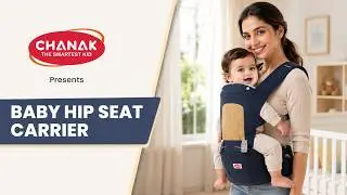 Chanak Hip Seat Baby Carrier for 3+ Months | Ergonomic, Breathable & Storage Pockets