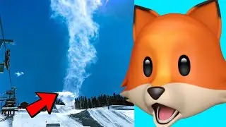 Гигантский снежный смерч! (Snownado)
