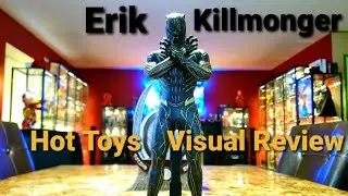 Hot Toys MMS471 - Erik Killmonger w/ Wakanda Throne - Black Panther Unboxing & Review