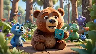 Bobo Bear Reads a Book | Storytime Song for Kids | Baby Songs & Preschool Learning Rhymes