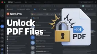 How to Remove Password from PDF File in Nitro Pro | Password Security