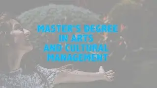 Master's degree in arts and Cultural Management - Official