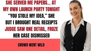 My Cousin Showed Up At My Business Launch With A Lawsuit Claiming I Stole Her Idea—The Judge'...