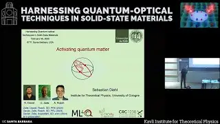 Activating quantum matter | Sebastian Diehl (U Cologne)