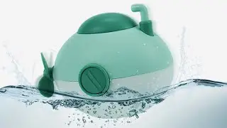 Kids Bath Toy Clockwork Pigboat Floating Water Toy Windup Submarine Clockwork Bathtub Toy