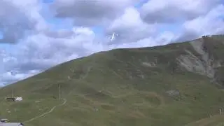 Hahnenmoos August 2010 fliegen am Schalmi