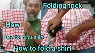 IRONING|ironing a dress shirt|shirt stri|how to fold a shirt