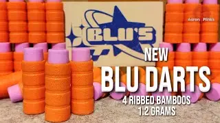 WOW GO PINK! New Bamboo Blu Dart 2.0! Review & Performance Test w/ Worker Kunlun Nerf Sniper Blaster