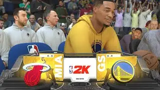 NBA 2K26 - Miami Heat Vs Golden State Warriors PS5 Simulation (Custom Rosters) Hall Of Fame