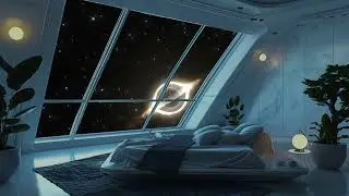 Allure of Universe Sounds to Evoke Relaxation and Optimize Study Focus in a Spaceship Bedroom