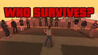 Pushing every character off the highest building