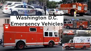 Washington D.C. Emergency Vehicles Responding