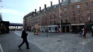 ⁴ᴷ Walking in NYC from Chinatown to the Financial District via Front Street, South Street Seaport