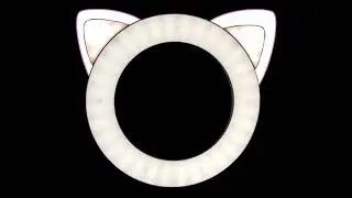 Mga ilaw sa hugis ng tainga ng Cat.