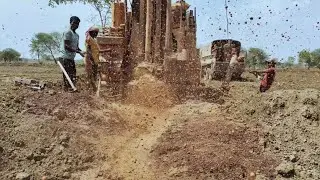 Step by step borewell drilling | 350 feet depth 5HP water | borewell drilling in Chhattisgarh