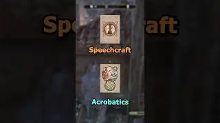 Fastest way to level up acrobatics and speechcraft in oblivion #shorts