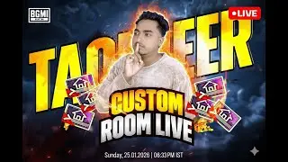 BGMI LIVE CUSTOM ROOM | TAQDEER LIVE | PRIZE ONLY WWCD SQUAD ONLY |FREE ENTRY