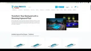 Ordering an Inground DIY Swimming Pool Kit at Pool Products Canada, Inc. www.poolproductscanada.ca
