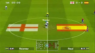 Winning Eleven 10 &mdash; Англия против Испании | PS2