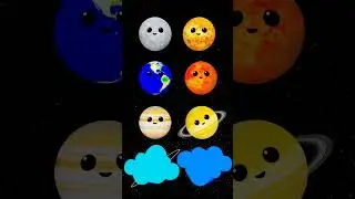CLOUD PLANET ☁️🪐🌎☁️ | Planet order | Mercury Venus Earth Mars Jupiter Saturn Uranus Neptune #atoyday