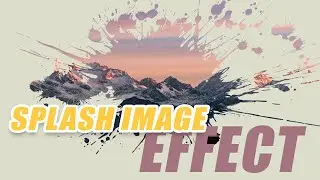 Splatter Image Effect using CSS only