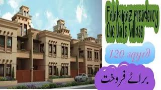 Falaknaaz Presidency one unite villase  for sale main jinnah avenue