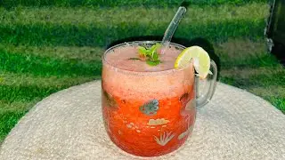 Virgin Strawberry mojito | Summer Drink | Strawberry Mocktail Recipe | The Easiest & Best Strawberry