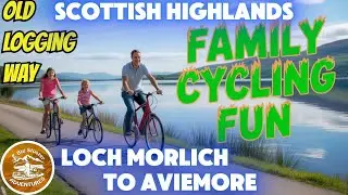 The Perfect Family Bike Ride. OLD LOGGING WAY. Aviemore Awaits!