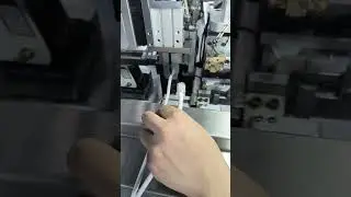 automatic rj45 cable crimping machine  #patchcord #cat5 #cat6 #cablemachine #UTP #sftp
