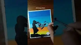 Oil Pastels Drawing ❤️😘 #shorts #viral